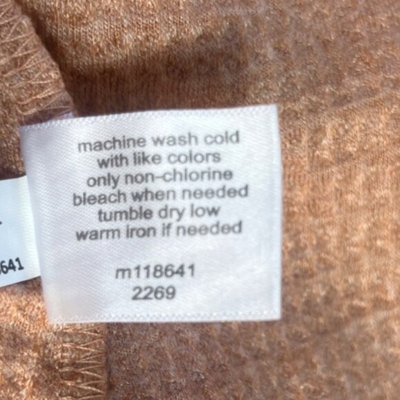 Lane Bryant Cowl Neck Tunic Sweater Womens Size 18/20 Brown New WOT - Picture 8 of 8